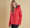 Landry Baffle Quilted Jacket Red - 5