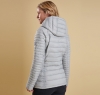 Landry Baffle Quilted Jacket Silver Ice - 1