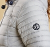 Landry Baffle Quilted Jacket Silver Ice - 3