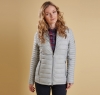 Landry Baffle Quilted Jacket Silver Ice - 4