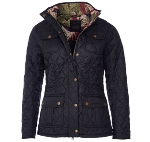 Ruskin Quilted Jacket Black/Acanthus Ruskin Quilted Jacket Black/Acanthus